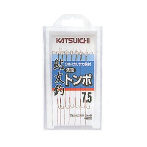カツイチ（KATSUICHI） 3本錨サカ針付先攻トンボ 7組入（ハリス30cm付） 7号