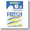 がまかつ（Gamakatsu） Gハードアマゴライト 糸付60cm 7本入 釣7.5ハリス0.6 茶