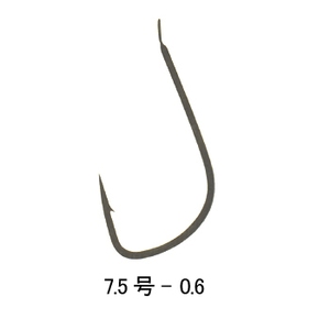 がまかつ（Gamakatsu） 山女魚 糸付60cm 7.5号-0.6 青