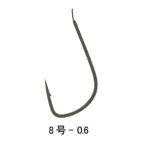 がまかつ（Gamakatsu） 山女魚 糸付60cm 8号-0.6 青