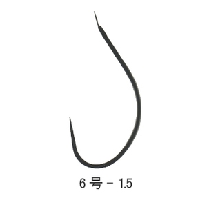 がまかつ（Gamakatsu） 改良ヤラズ 糸付60cm 釣6号-1.5 茶