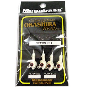 メガバス（Megabass） OKASHIRA-HEAD 1／16oz ＃1／0 スポーンキル