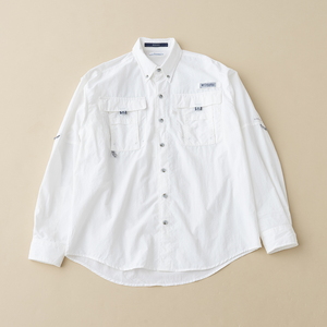Columbia（コロンビア） バハマIIロングスリーブシャツ L 100（White）