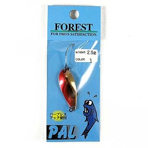 FOREST（フォレスト） PAL（パル） 2.5g 1 ゴールドレッド