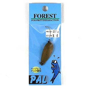 FOREST（フォレスト） PAL（パル） 2.5g 14 ダークブラウン／赤ラメ