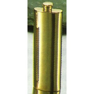 キャプテンスタッグ（CAPTAIN STAG） 18-10ステンレス製ポケットプラスコ〈角型〉ゴールド（ケース付） 110ml