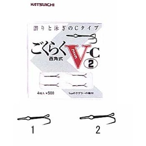 カツイチ（KATSUICHI） ごくらくV-C 西角式（4組入） 1号