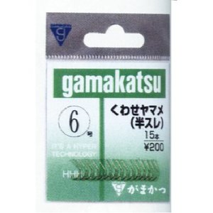 がまかつ（Gamakatsu） くわせヤマメ半スレ 糸付60cm 7.5号-0.4 茶