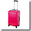 トラベルスーツケース（TSAロック付きハードフレームタイプ） M ピンク