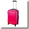 トラベルスーツケース（TSAロック付きダブルファスナータイプ） M ピンク