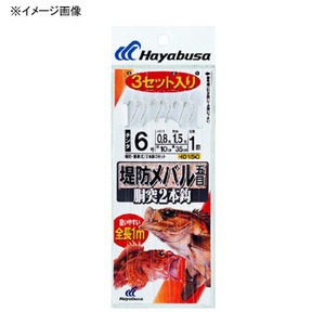【クリックでお店のこの商品のページへ】ハヤブサ(Hayabusa)堤防メバル ベーシックモデル 胴突2本3セット