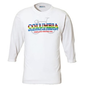 Columbia（コロンビア） ライト3／4Tシャツ Men's L 100（White）