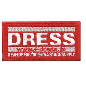 【クリックでお店のこの商品のページへ】ドレス(DRESS)DRESSワッペン
