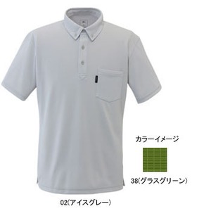 【クリックでお店のこの商品のページへ】ミズノ(MIZUNO)アイスタッチ・バーズアイ半袖ボタンダウンシャツ Men’s
