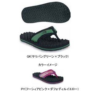 THE NORTH FACE（ザ・ノースフェイス） YOUTH BASE CAMP FLIP-FLOP Boy's&Girl's 18.0cm PY（フーシィアピンク×ダフォディルイエロー）