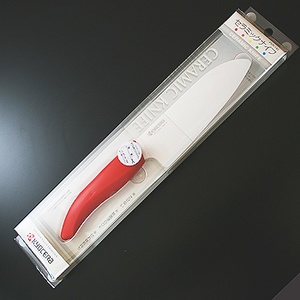【クリックでお店のこの商品のページへ】京セラファインキッチン セラミックナイフ レッド