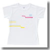 ランニンググラフィックTシャツ Women's S 01（ホワイト）