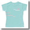 ランニンググラフィックTシャツ Women's O 7964（セイジ×ツツジ）