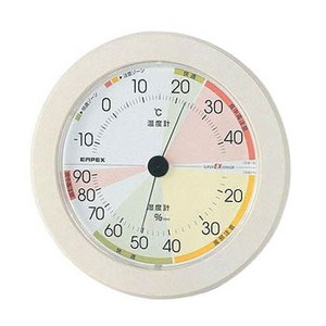【クリックで詳細表示】エンペックス気象計(EMPEX)EX-2861 高精度UD温・湿度計