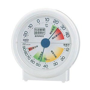 【クリックで詳細表示】エンペックス気象計(EMPEX)TM-2401 生活管理温・湿度計