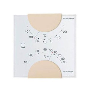 【クリックでお店のこの商品のページへ】エンペックス気象計(EMPEX)LV-4904 エルム温・湿度計