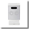 MXSP-2200 iPod／iPhone対応FMラジオ・クロック付スピーカー ホワイト