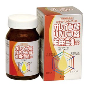 ミナミヘルシーフーズ オレイン酸・リノレン酸・亜麻仁油ソフトカプセル