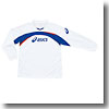 XS633C プラシャツLS Junior's 140 001（ホワイト）