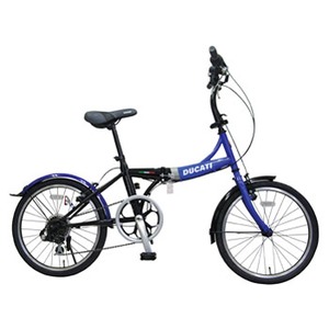 【クリックでお店のこの商品のページへ】DUCATI(ドゥカティ)FOLDING-6S SDF-206 折りたたみ自転車 6段変速