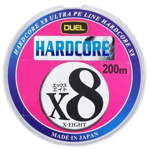 【クリックでお店のこの商品のページへ】デュエル(DUEL)HARDCORE X8(ハードコア エックスエイト) 200m
