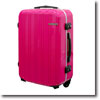 「軽量細アルミフレーム」4輪PCスーツケース（2-4泊目安） Fサイズ ピンク