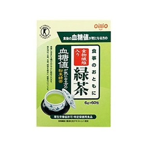 日清オイリオ 食事のおともに 食物繊維入り 緑茶 6g×60包