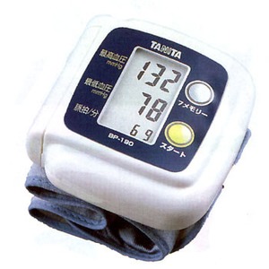 【クリックでお店のこの商品のページへ】TANITA(タニタ)デジタル血圧計(手首式) BP-190-GY