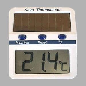 【クリックで詳細表示】マザーツール(Mother Tool)MT-889 ソーラーデジタル温度計
