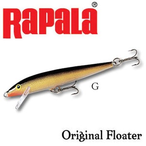 Rapala(ラパラ) オリジナルフローター（Ｏｒｉｇｉｎａｌ Ｆｌｏａｔｅｒ） ７０ｍｍ Ｇ（ゴールド）