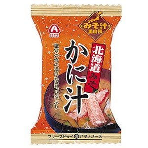 アマノフーズ(AMANO FOODS) 北海道みそ（かに汁） １０食セット 71399