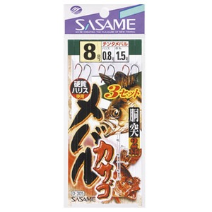 ささめ針(SASAME) メバル・カサゴ ３セット ８号 D-305