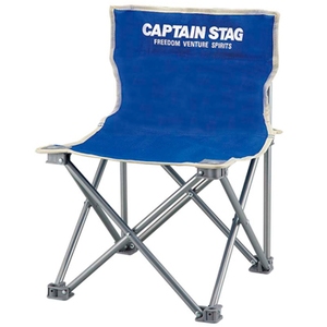 キャプテンスタッグ(CAPTAIN STAG) パレット コンパクトチェアミニ チェアー／椅子／キャンプ／レジャー用 マリンブルー M-3916
