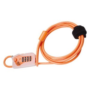 TIOGA(タイオガ) ダブル ループ コンビネーション ロック オレンジ LKW10905