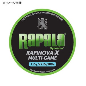 Rapala(ラパラ) ラピノヴァ・エックス マルチゲーム ２００ｍ ０．６号／１３ｌｂ ライムグリーン RLX200M06LG