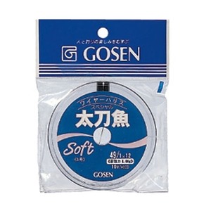 ゴーセン(GOSEN) 太刀魚用ソフトハリス ４９／１２号 白 GWN-880