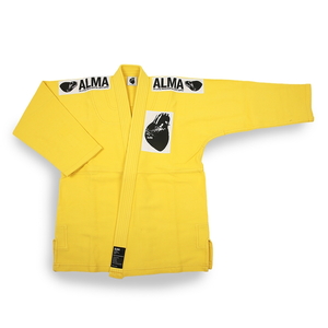 ALMA(アルマ) ０８国産柔術衣 上下 Ａ２ 黄 JU1-A2-YL画像