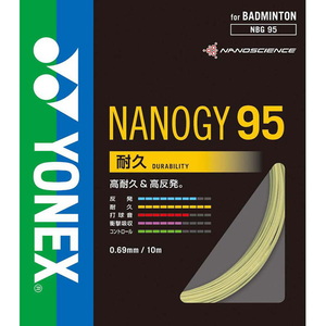 20%OFF ＜ナチュラム＞ ヨネックス(YONEX) ナノジー９５ １０ｍ ５２８（コスミックゴールド） YNX-NBG95