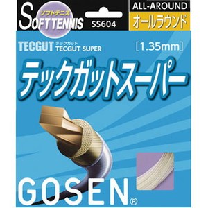 20%OFF ゴーセン(GOSEN) ＴＥＣＧＵＴテックガットスーパー １１．５ｍ １５（ナチュラル） GOS-SS604の画像