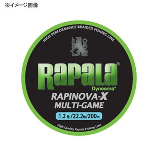Rapala(ラパラ) ラピノヴァ・エックス マルチゲーム ２００ｍ ３号／３９．６ｌｂ ライムグリーン RLX200M30LG