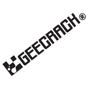 GEECRACK(ジークラック） ロゴステッカー２００ ブラック