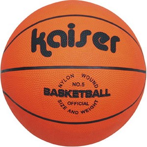 27%OFF Kaiser(カイザー) キャンパスバスケットボール ５号 KW-492の画像