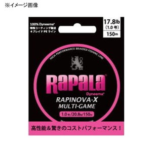 Rapala(ラパラ) ラピノヴァ・エックス マルチゲーム １５０ｍ ０．８号／１７ｌｂ ピンク RLX150M08PK