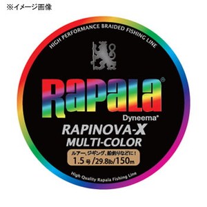 Rapala(ラパラ) ラピノヴァ・エックス マルチカラー １５０ｍ １．２号／２２ｌｂ マルチ RXC150M12MC