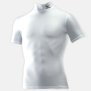 ミズノ(MIZUNO) Ａ６０ＢＳ９０５ バイオギアハイネック半袖シャツ Ｍｅｎ'ｓ ＸＯ ０１（ホワイト）